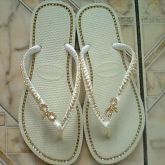 havaiana com strass