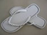 havaiana customizada com strass